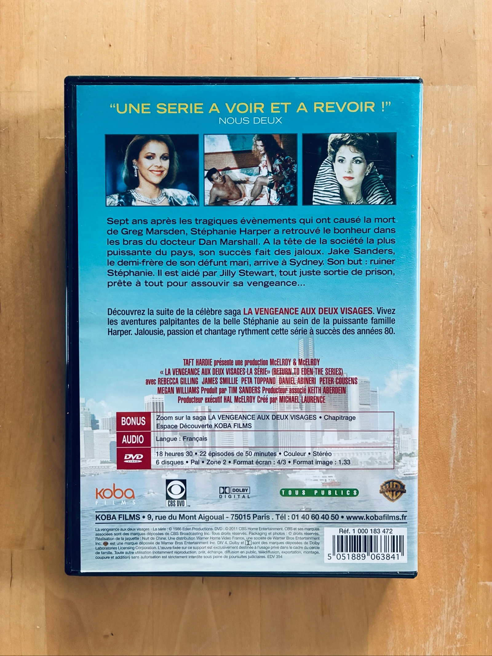 Box set of 6 complete DVDs of the series Revenge in Two Faces. – photo 2